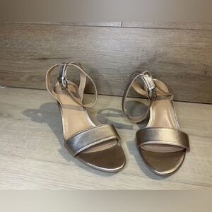 Naturalizer Tinda Dress heels  Sandals 7.5 Gold